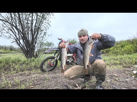 Видео: НА УЛИЦЕ ШТОРМ А Я НА РЫБАЛКУ. НАЛОВИЛ ЩУКИ НА СПИННИНГ. ЕЗДА НА ЭНДУРИКЕ ПО БЕЗДОРОЖЬЮ.