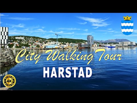 Видео: Лето 2024 года в спокойном норвежском городе: прогулка по центральной части города