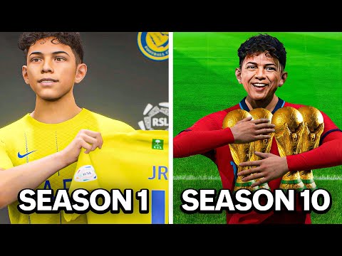 Видео: Я играл всю карьеру Роналду-младшего