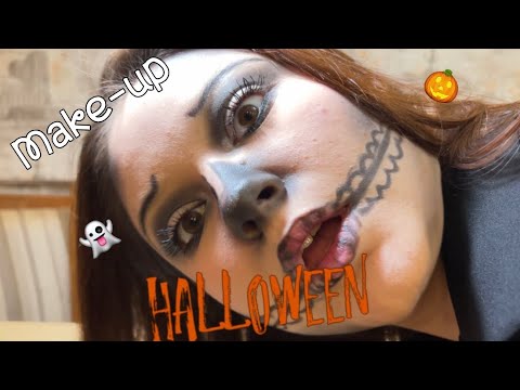 Видео: МАКИЯЖ НА HALLOWEEN|повторяю макияж 