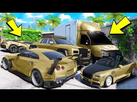 Видео: УГНАЛ КУЧУ ЗОЛОТЫХ ЧИТ ТАЧЕК И ОГРОМНЫЙ МОНСТР ТРАК У МАЖОРА ЗА 180 СЕКУНД! БИТВА ВОРОВ В ГТА 5!