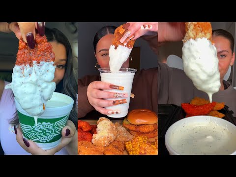 Видео: Подборка мукбангов TIKTOK | Wingstop, Dave's Hot Chicken, Chipotle, In-N-Out и другие!