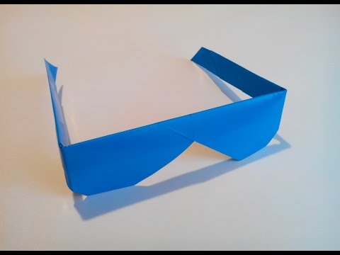 Видео: Очки из бумаги, Glasses of paper.
