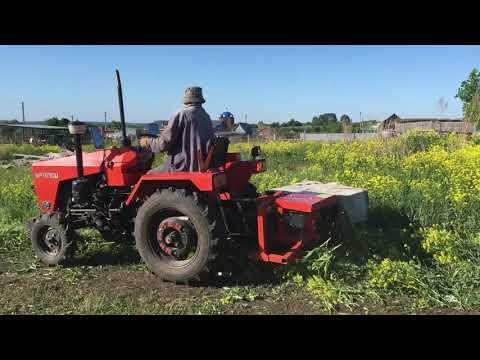 Видео: Уралец 220. Роторная косилка Н17.00.100 РЭ. Накосили травы на еду