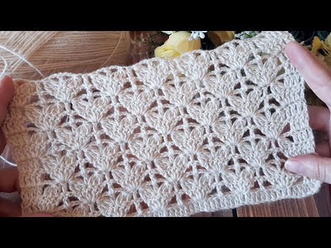Видео: 🔥ТАКОГО УЗОРА Я НЕ ВИДЕЛА👀. Ажурный узор крючком. (N 201)