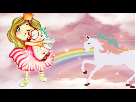 Видео: Пряник-топпер Принцесса с Единорогом. МК. Заливка и прорисовка кистью.