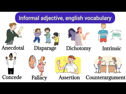 Видео: Расширенный словарный запас английского языка | Лексика, которую вы должны знать | Неформальные п...
