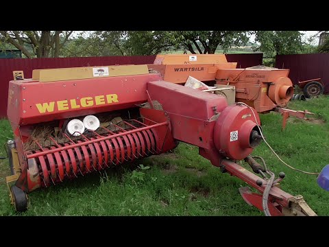 Видео: Пресс Подборщик WELGER Рвет Шпагат и НЕ ВЯЖЕТ ! Как Связать 2 Бухты Шпагата ! Размеры Ролика !