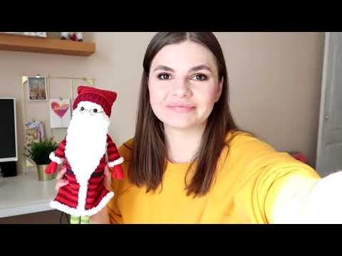 Видео: Готовые работы: что я связала за последнее время: куклы, Санта-Клаус