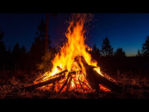 Видео: 🌙 Успокой Беспокойную Ночь | 8 Часов Тепла Костра для Глубокого Сна