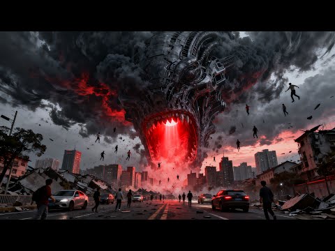 Видео: Эпический фильм-катастрофа: Измеренный зверь атакует Землю, человечеству грозит вымирание