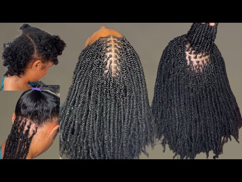 Видео: Как сделать микрозакрутку скользких смешанных вьющихся волос с помощью Darling Kinky EXTRA FULL #...