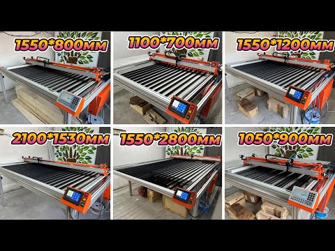 Видео: Станки СО2 лазера нестандартных размеров и варианты исполнения.