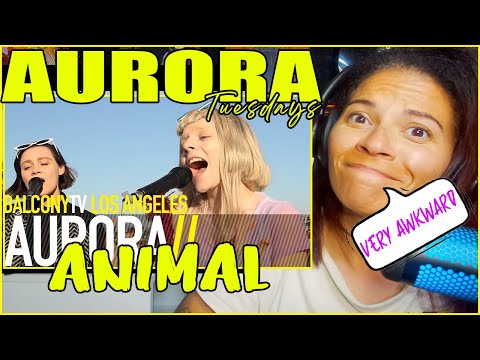 Видео: AURORA - Animal (BalconyTV) | Реакция