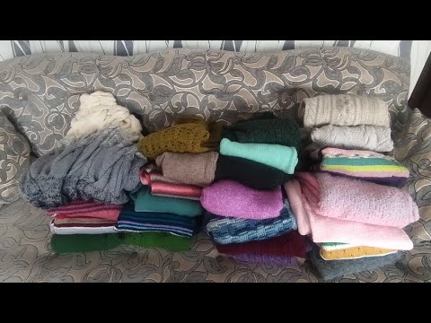 Видео: Частина 1 /Мій в'язаний гардероб/светри,джемпери,кардігани.