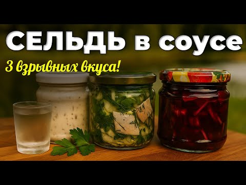 Видео: Необычная закуска из селёдки — 3 соуса по-скандинавски