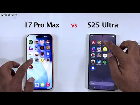 Видео: iPhone 17 Pro Max против S25 Ultra — тест скорости