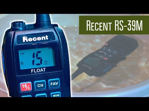 Видео: Recent RS-39M морская VHF радиостанция.