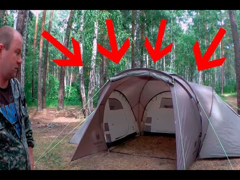 Видео: СБОРКА ПАЛАТКИ Nordway Dalen 6!!!