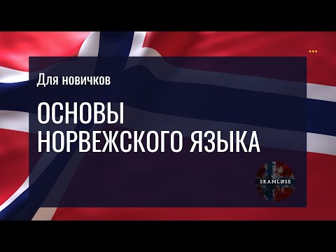 Видео: НОРВЕЖСКИЙ ЯЗЫК ДЛЯ НАЧИНАЮЩИХ|Основы норвежского языка