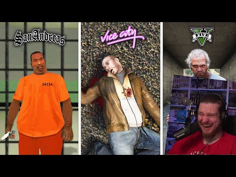 Видео: 😱Что Cтало с героями GTA после прохождения игры ? | РЕАКЦИЯ НА KING DM