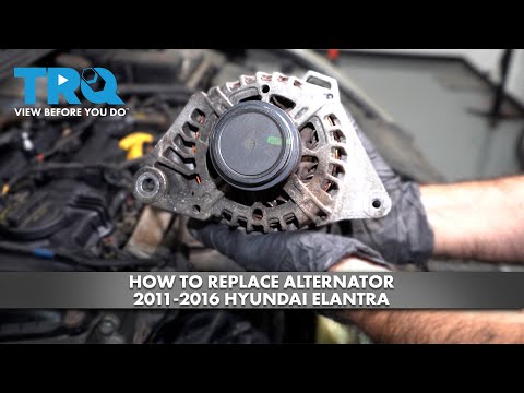 Видео: Как заменить генератор на Hyundai Elantra 2011-2016 годов