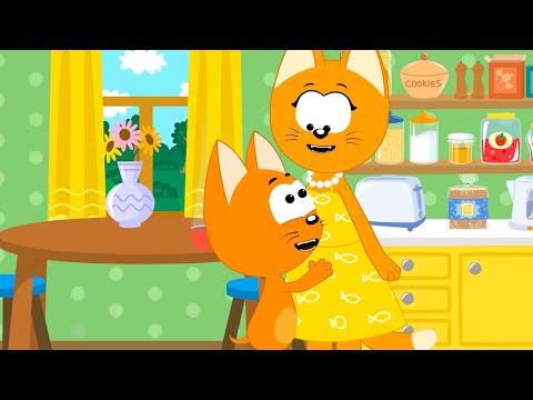 Видео: Мама потерялась  -  песенка от Котэ и Синего трактора - песенки для детей - учим цвета