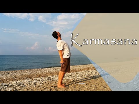 Видео: Кармасана / Поза действия (Техника выполнения асан раджадхираджа йоги)