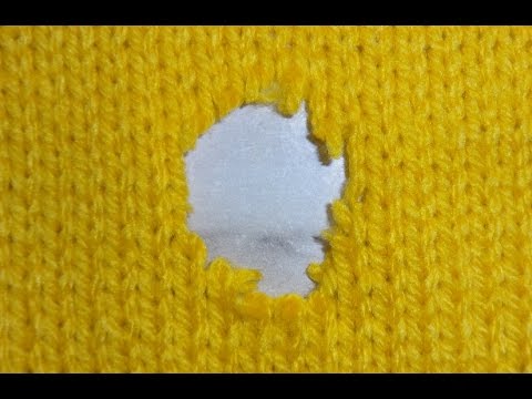 Видео: Ремонт трикотажа. ♥♥♥ Вязание на спицах.