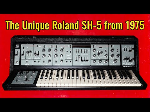 Видео: Уникальный Roland SH-5 1975 года