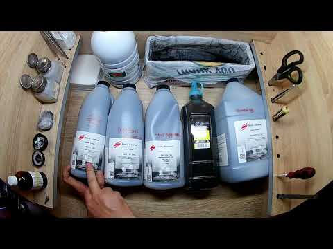 Видео: С какими тонерами я работаю сейчас.