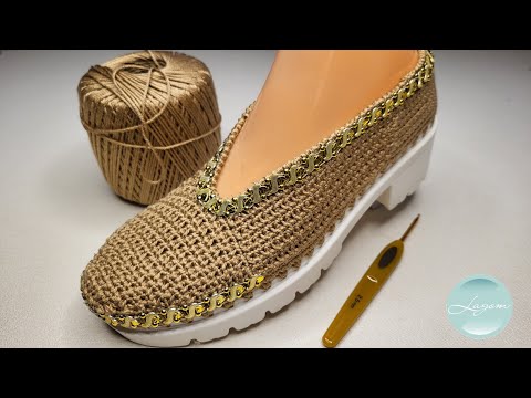 Видео: 💥 Tуфли Нарцисс | Бесплатный мастер-класс  | Учимся вязать обувь крючком | CROCHET SHOES