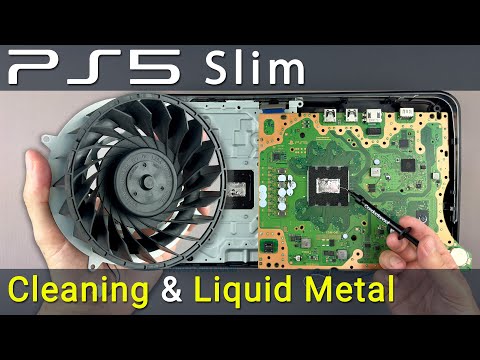 Видео: Устранение перегрева PS5 Slim: разборка, чистка, замена жидкого металла