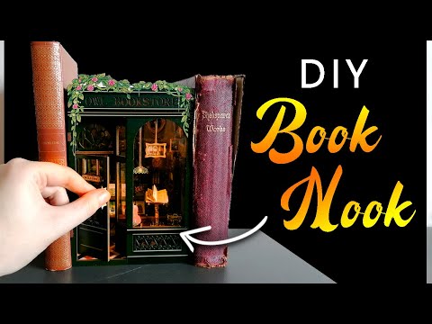 Видео: Постройте миниатюрный КНИЖНЫЙ УГОЛОК вместе со мной! ✨ – Cutebee «Сова книжный магазин» 🦉 Шаг за ...