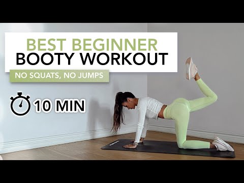 Видео: 10 MIN BEST BEGINNER BOOTY WORKOUT | Лучшие упражнения для ягодиц для начинающих | Eylem Abaci