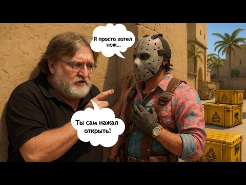 Видео: ГАБЕН РЕАЛЬНО ЗАСКАМИЛ! 100 КЕЙСОВ РАЗЛОМ!