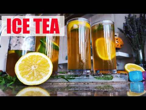 Видео: Домашний холодный чай İce Tea рецепт / Муж турок готовит Айс Ти вкуснее, чем Липтон , чай Nestea