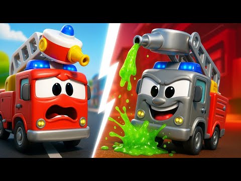 Видео: Робот-пожарная машина-клон на ферме! 🤖 Суперробот на помощь! 🚒 | Robofuse