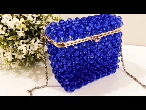 Видео: "Shimmer & Shine: Beaded Clasp Bag|Как сделать сумку из бусин фермуаром: руководство для начинающих💜