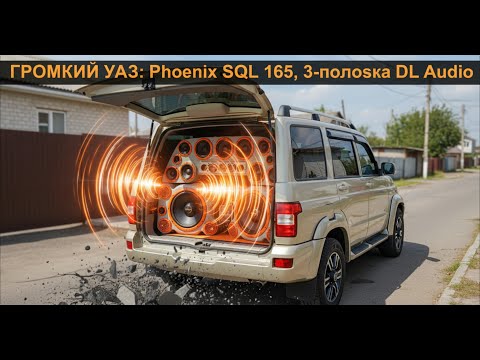 Видео: Распаковка Phoenix SQL 165 от DL Audio и прослушивание 3х полосной системы в авто УАЗ Патриот