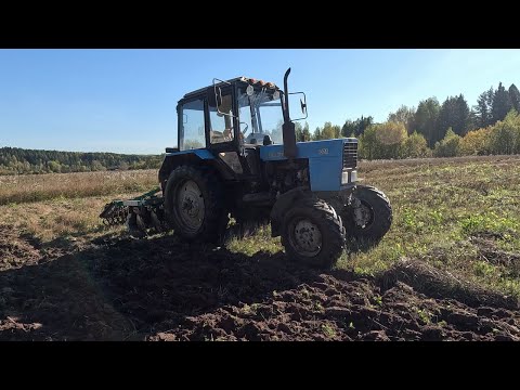 Видео: ДИСКУЕМ ЖНИВУ ДОМА пока на БОЛЬНИЧНОМ МТЗ 82.1 + БД2х2Н РАДОГОСТ