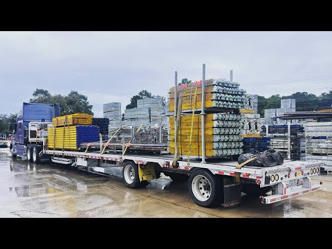 Видео: Первый Рейс на Volvo VNL | Резине капец | Дальнобой в США