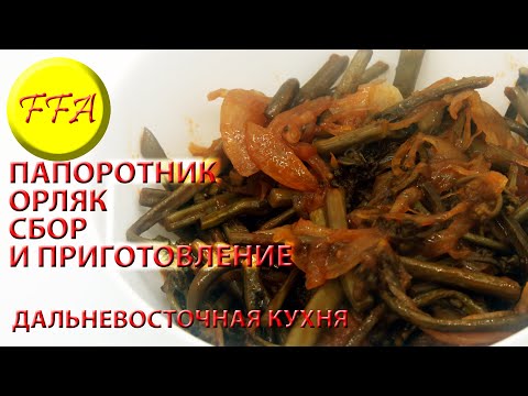 Видео: Как собирать и готовить папоротник орляк. Вкусное и полезное блюдо
