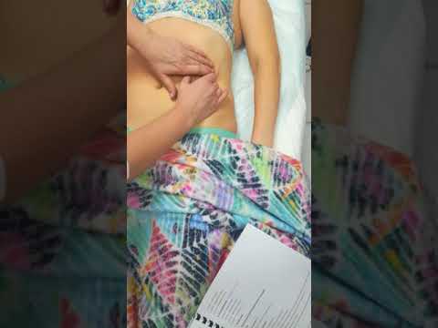 Видео: Лимфодренажный массаж. Живот. 2 этап