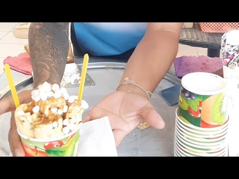 Видео: Жареное мороженое 🍨 в Паттайе. Пратамнак.