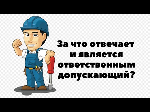 Видео: ЗА ЧТО ОТВЕЧАЕТ И ЯВЛЯЕТСЯ ОТВЕТСТВЕННЫМ ДОПУСКАЮЩИЙ?