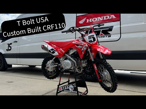 Видео: Постройка мотоцикла моей мечты HONDA CRF110!! T BOLT USA