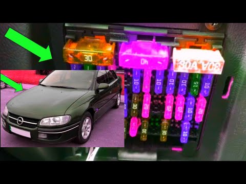 Видео: Вот блок предохранителей Опель омега б .1993-2000г.Что за что отвечает.