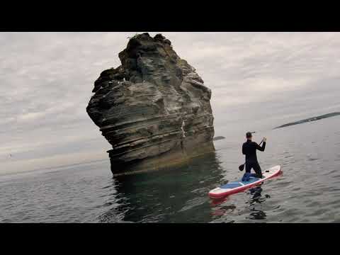 Видео: Маяк Басаргина прогулка на сапах Владивосток. Аренда сап досок. Блог Владивосток
