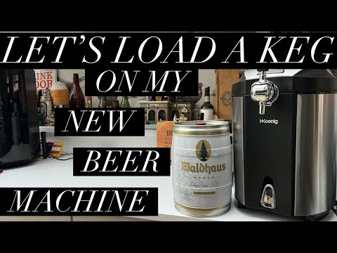 Видео: Обзор пивного диспенсера Hkoenig BW1890, загрузка кега и проба моего первого пива, Waldhaus Diplo...